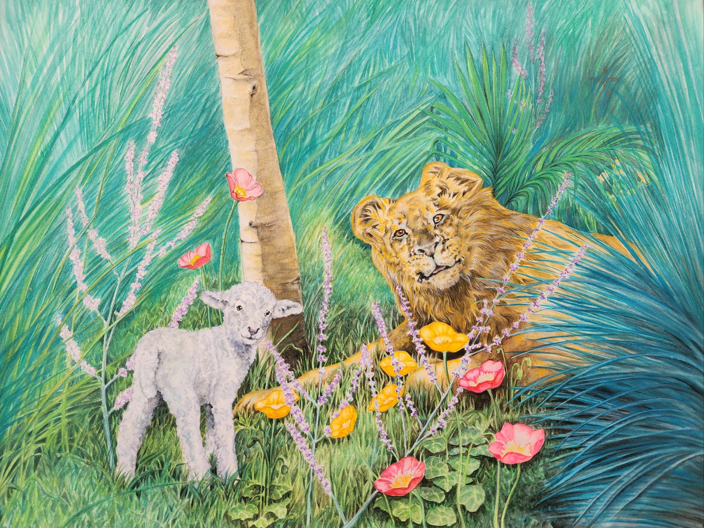 "Lion & The Lamb" - Fine Art Prints