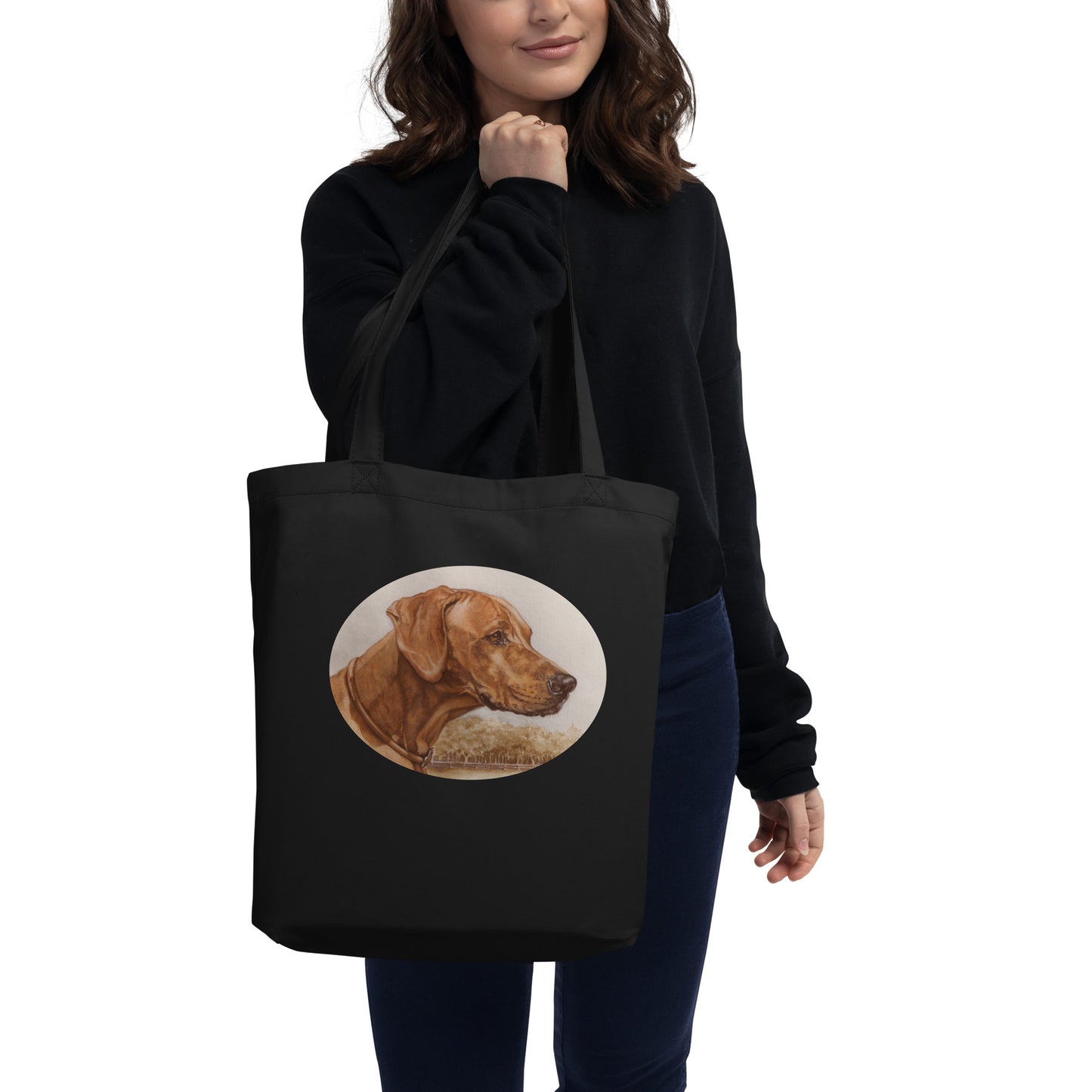 "Loy the Rhodesian Ridgeback" Eco Tote Bag