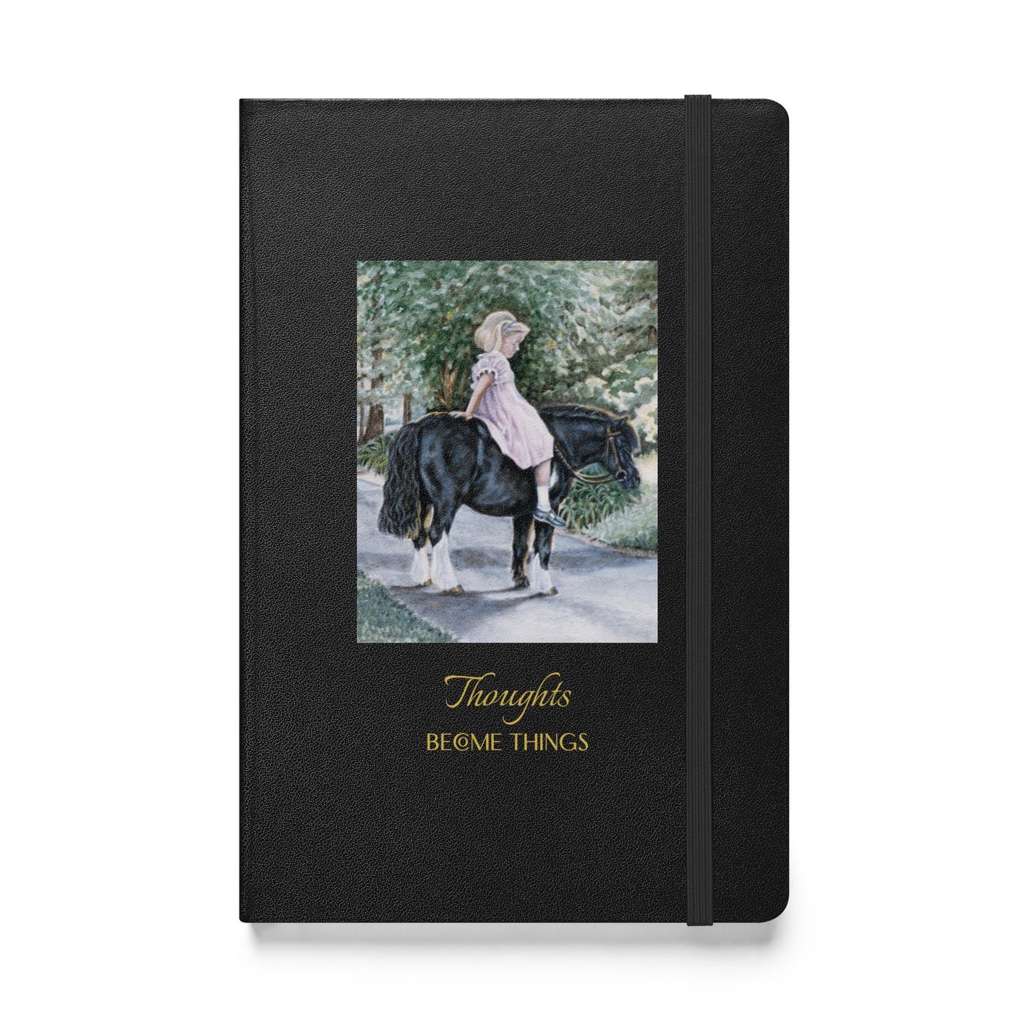 "Girl on Pony" Hardcover bound notebook