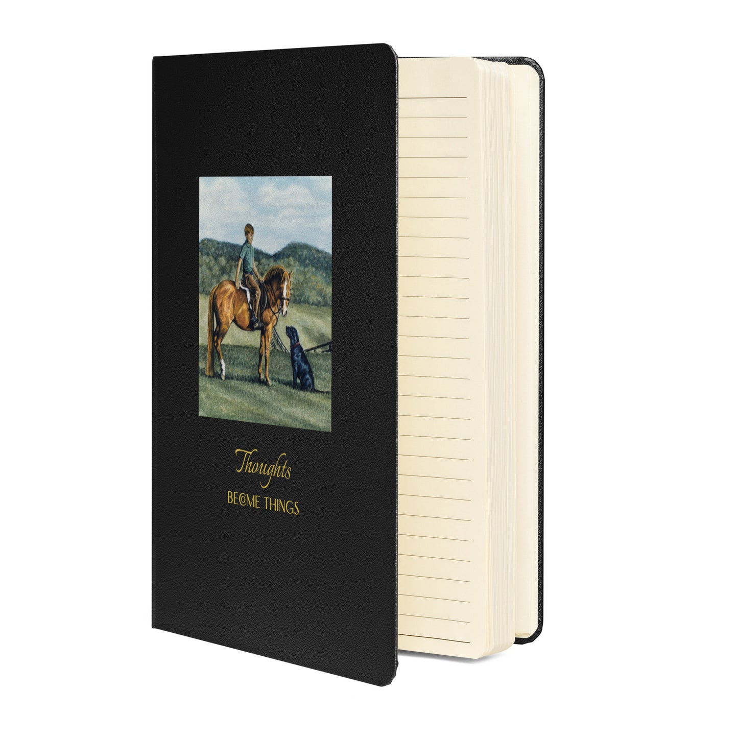 "Virginia Childhood - Thoughts" Hardcover bound notebook