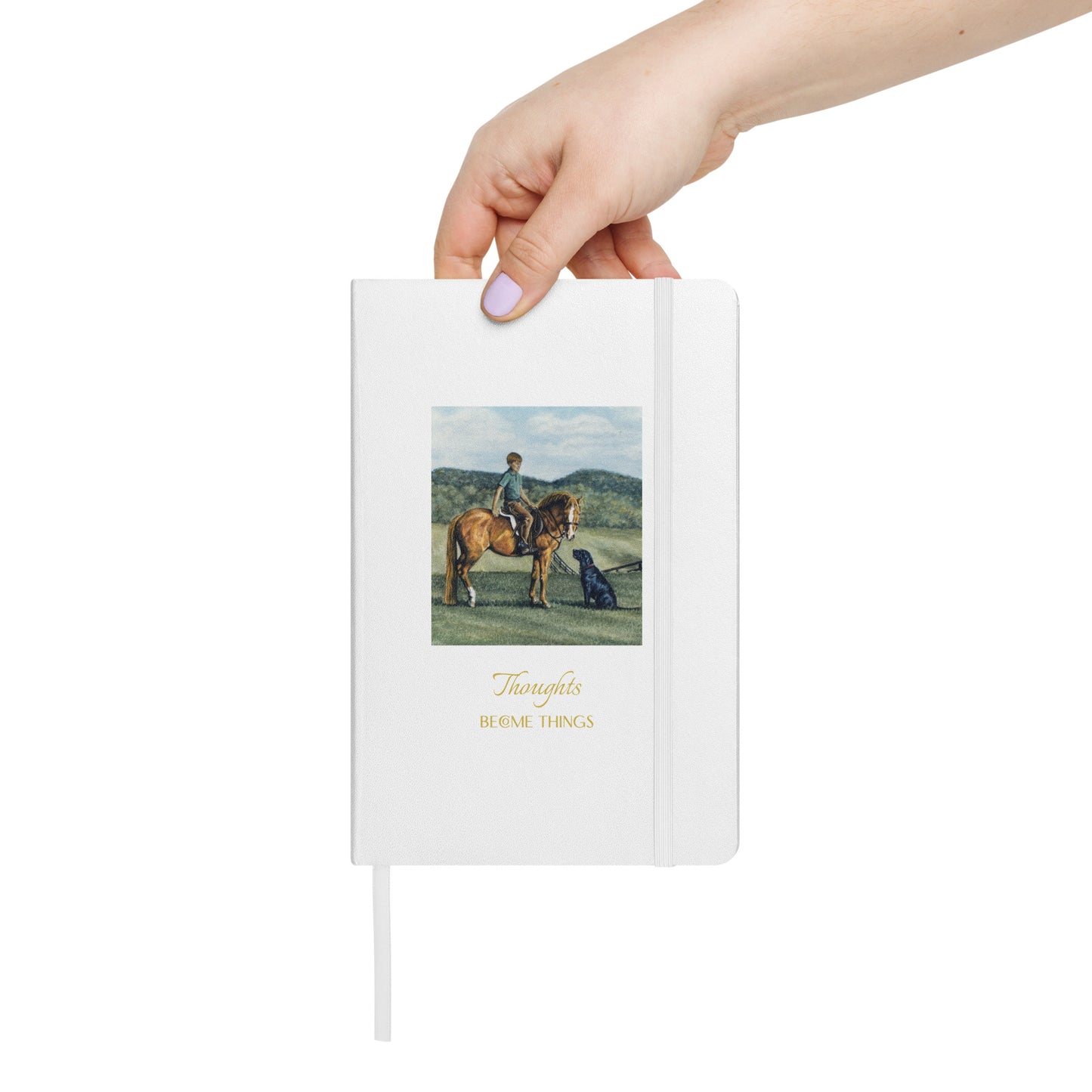 "Virginia Childhood - Thoughts" Hardcover bound notebook