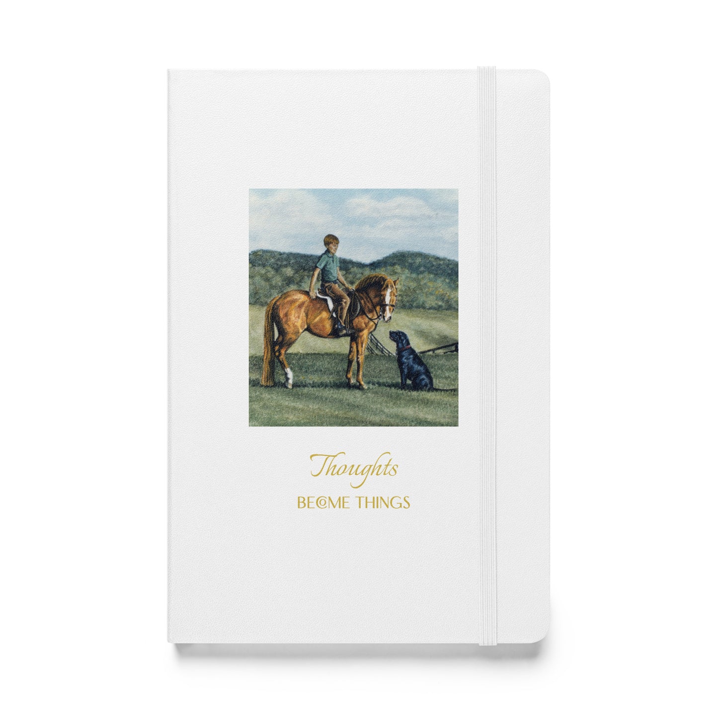 "Virginia Childhood - Thoughts" Hardcover bound notebook