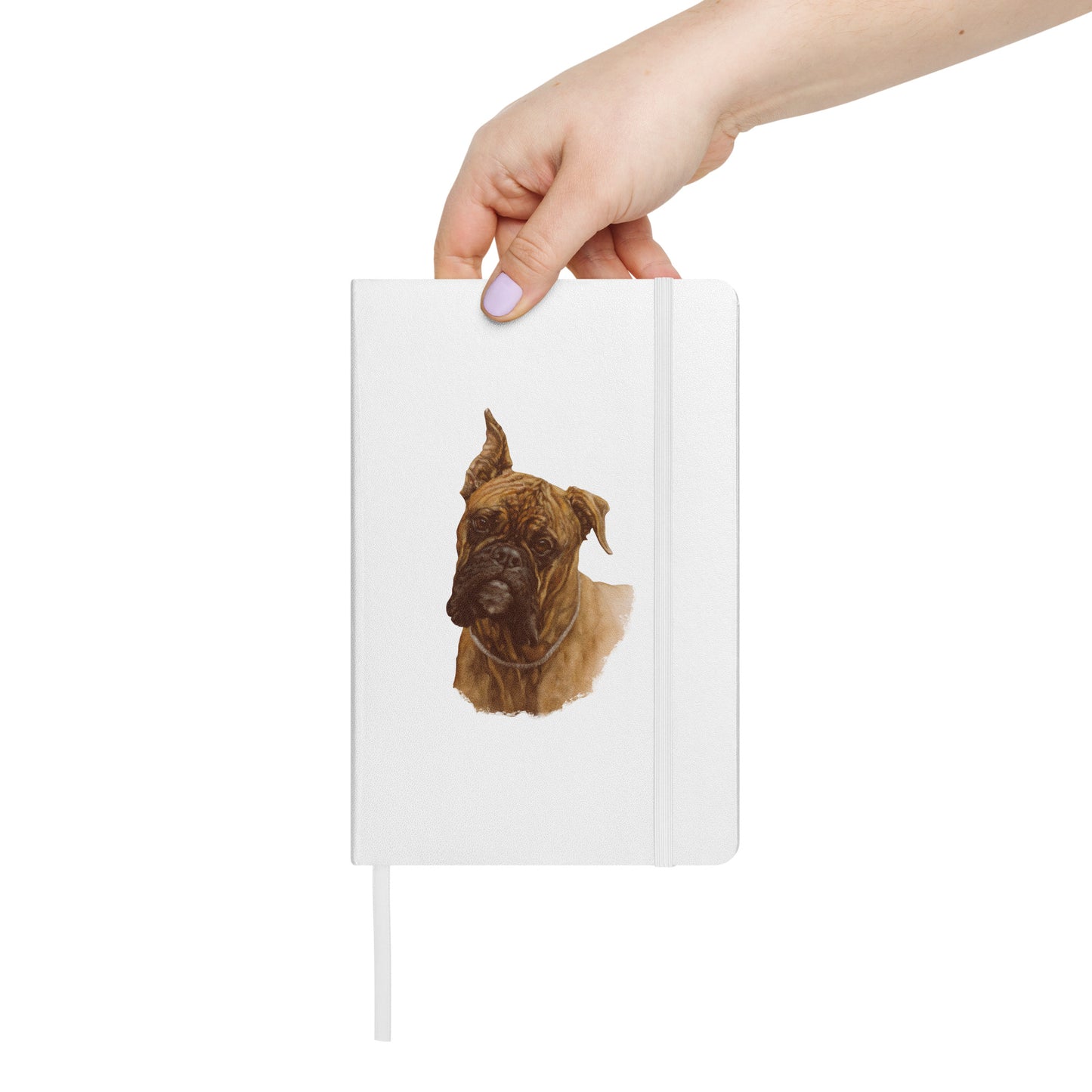 "Adele the Boxer" Hardcover bound notebook