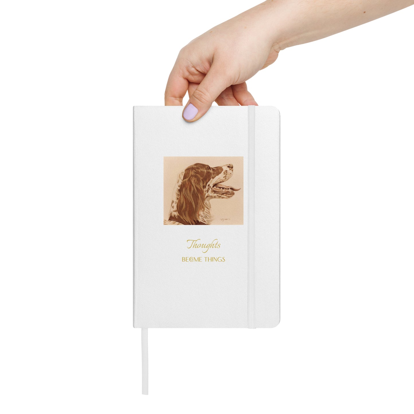 "BG the Llewellin Setter - Thoughts" Hardcover bound notebook