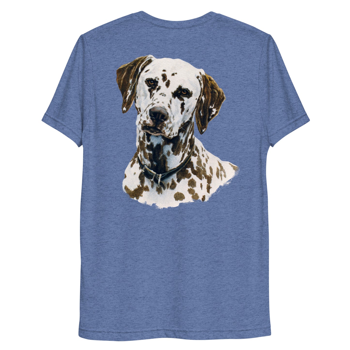 "Cricket the Dalmatian" Short sleeve t-shirt "(Back)