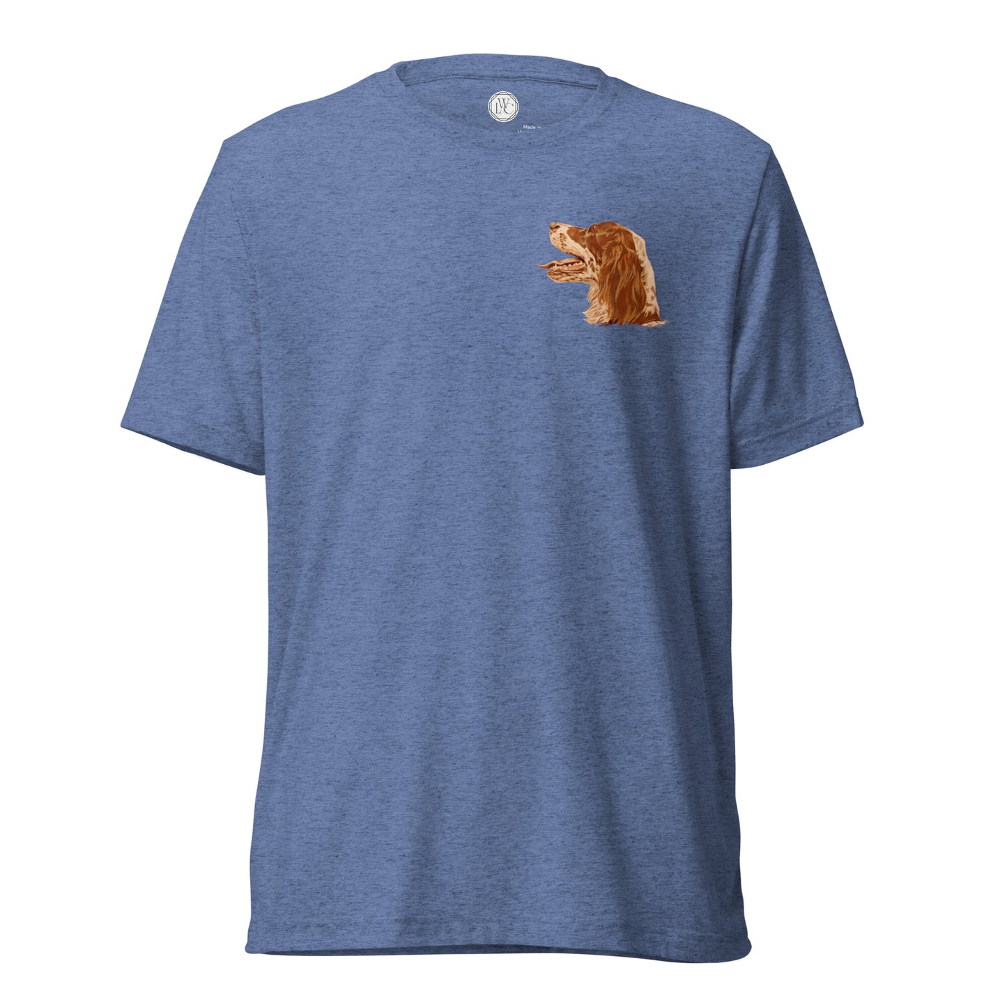 "BG the Llewellin Setter" Short sleeve t-shirt (Lapel)