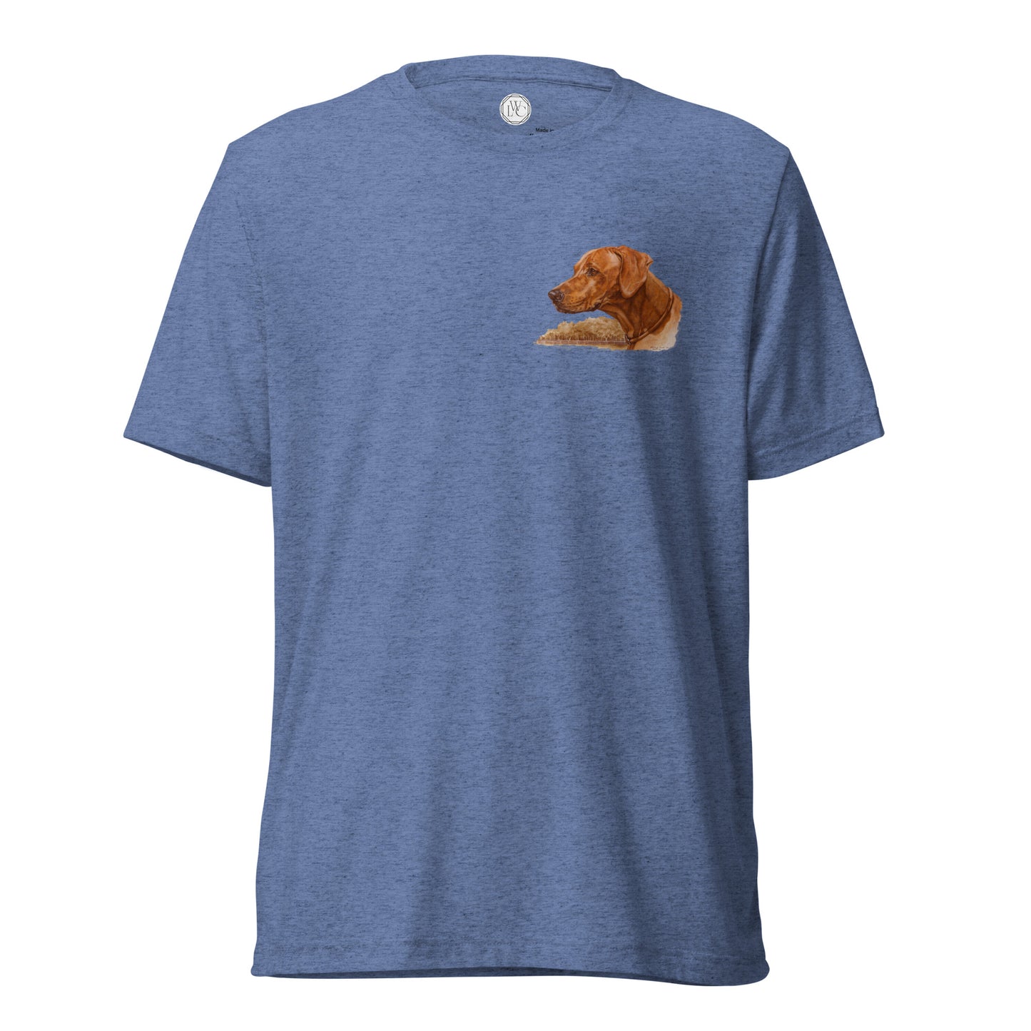 "Loy the Rhodesian Ridgeback" Short sleeve t-shirt (Lapel)