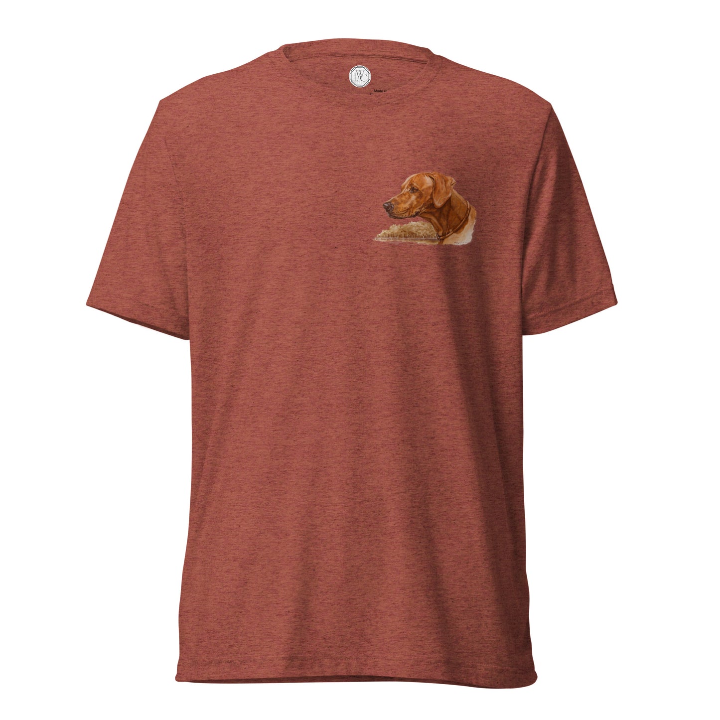 "Loy the Rhodesian Ridgeback" Short sleeve t-shirt (Lapel)