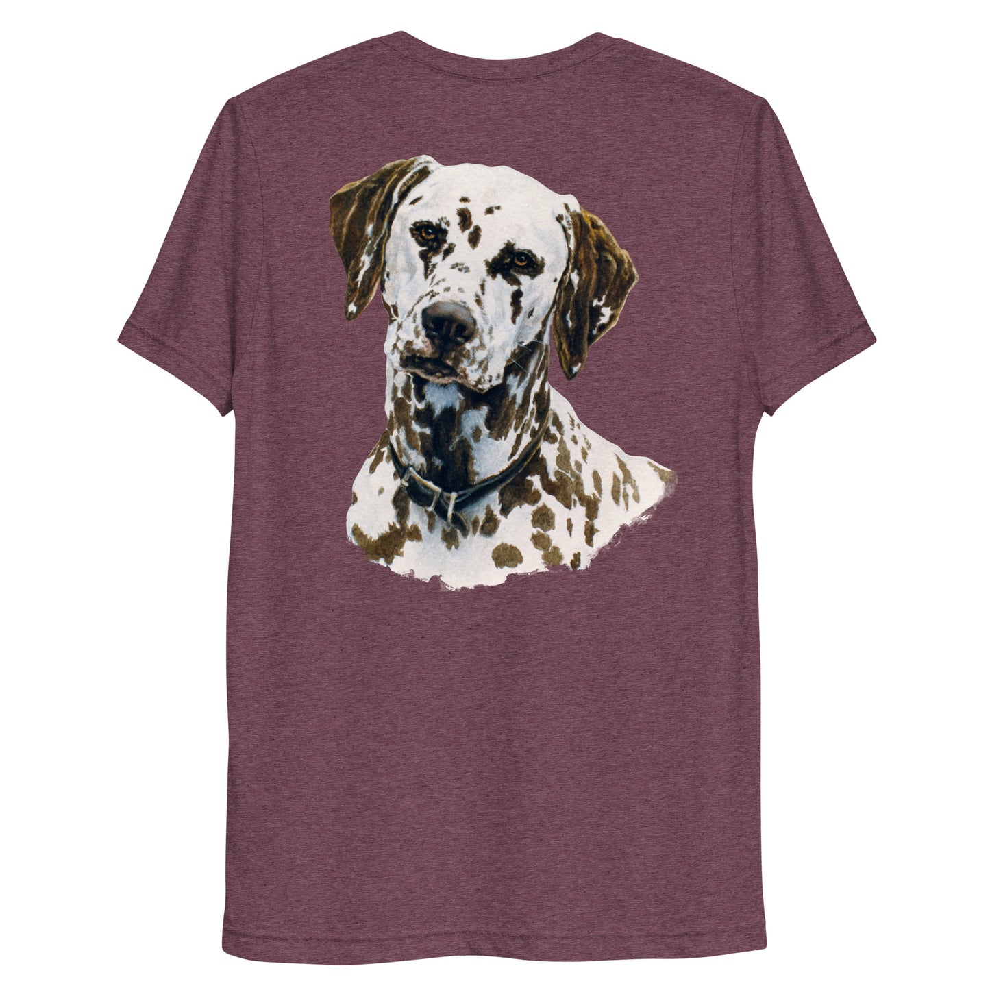 "Cricket the Dalmatian" Short sleeve t-shirt "(Back)