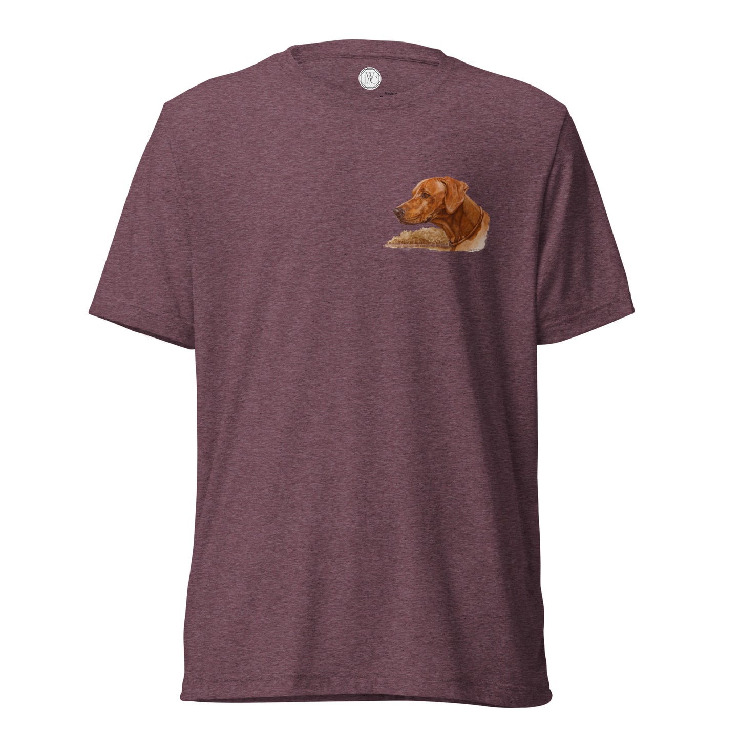 "Loy the Rhodesian Ridgeback" Short sleeve t-shirt (Lapel)