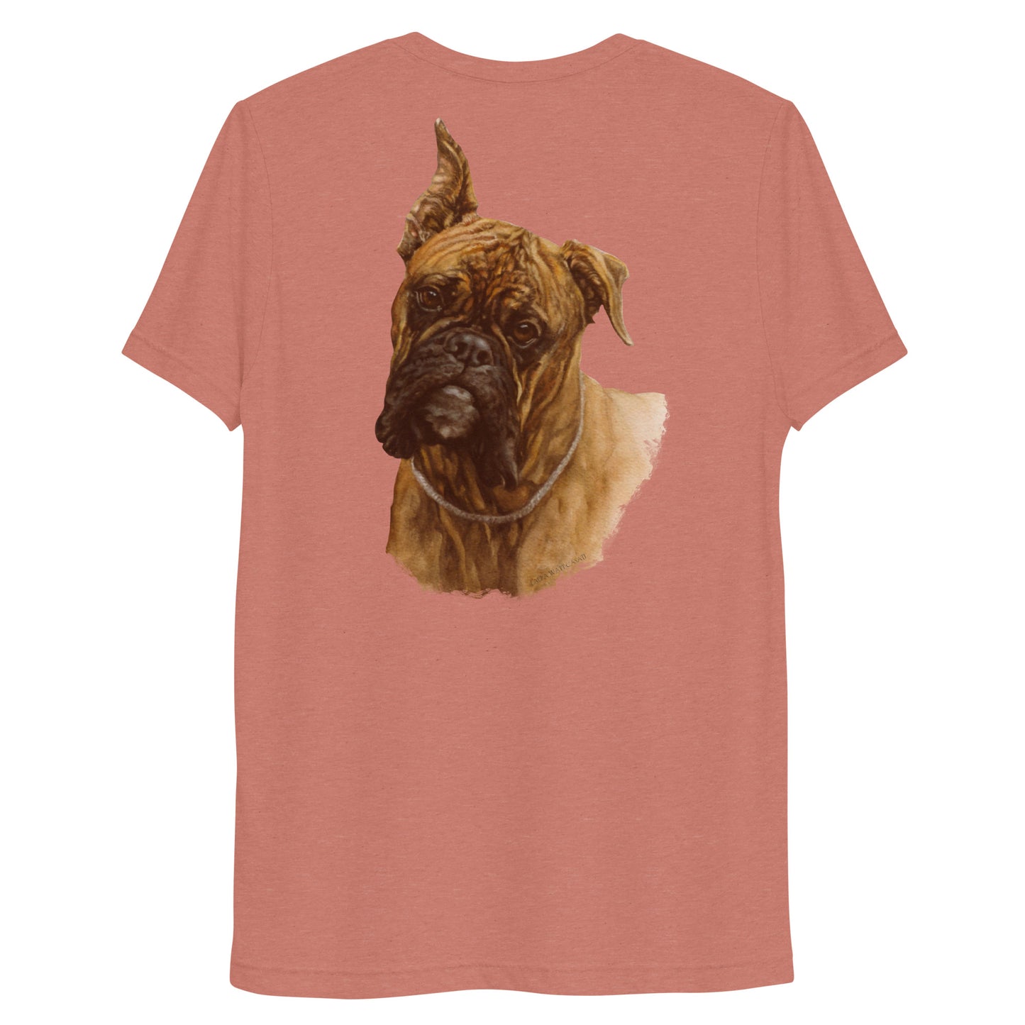 "Adele the Box" Short sleeve t-shirt (Back)