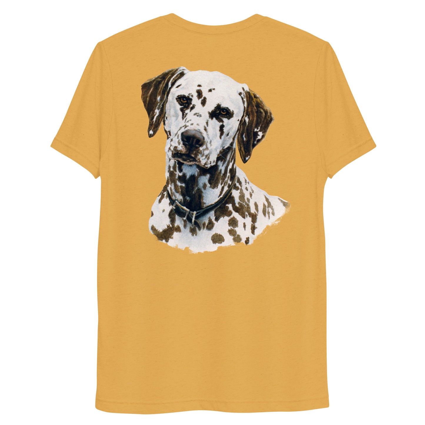 "Cricket the Dalmatian" Short sleeve t-shirt "(Back)