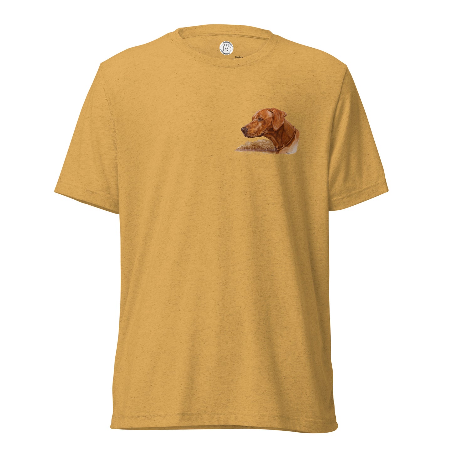 "Loy the Rhodesian Ridgeback" Short sleeve t-shirt (Lapel)