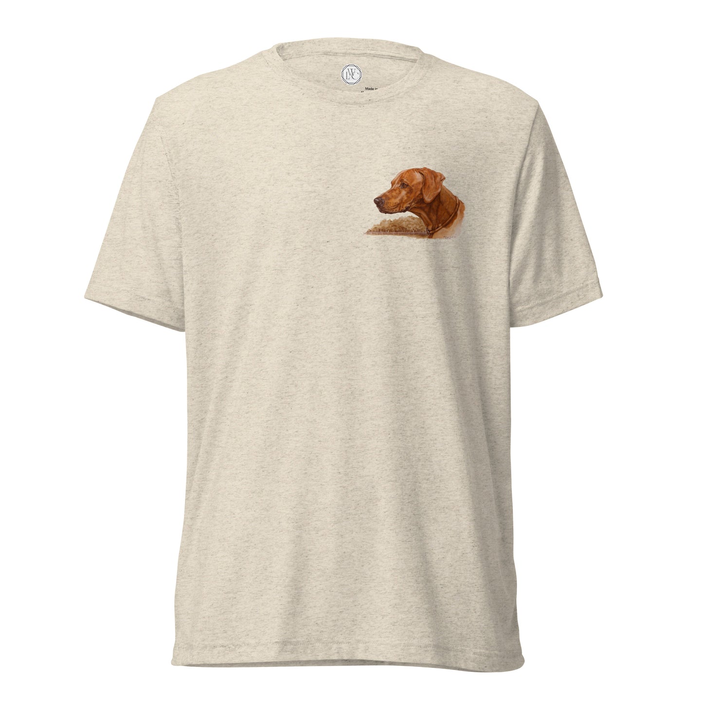 "Loy the Rhodesian Ridgeback" Short sleeve t-shirt (Lapel)
