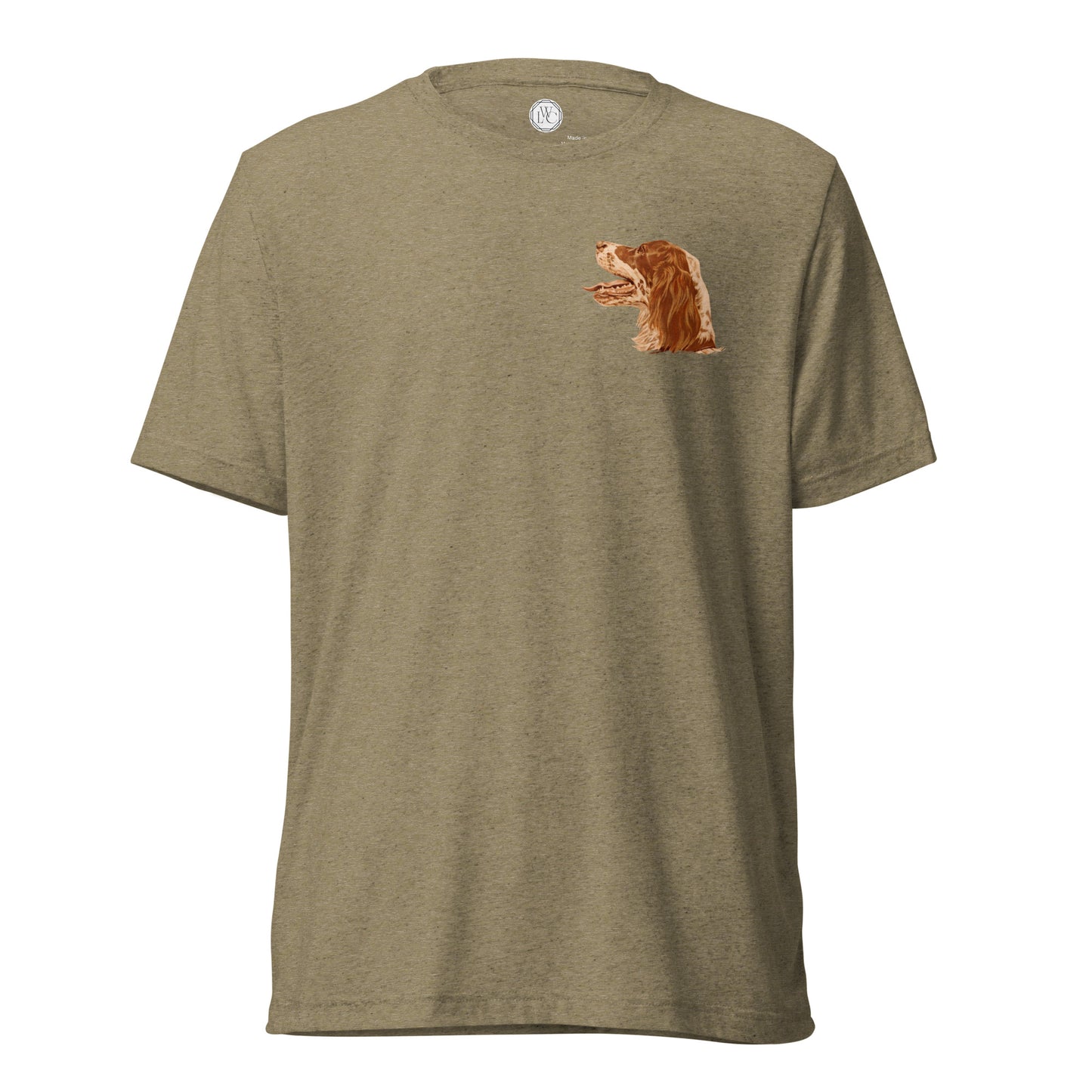 "BG the Llewellin Setter" Short sleeve t-shirt (Lapel)
