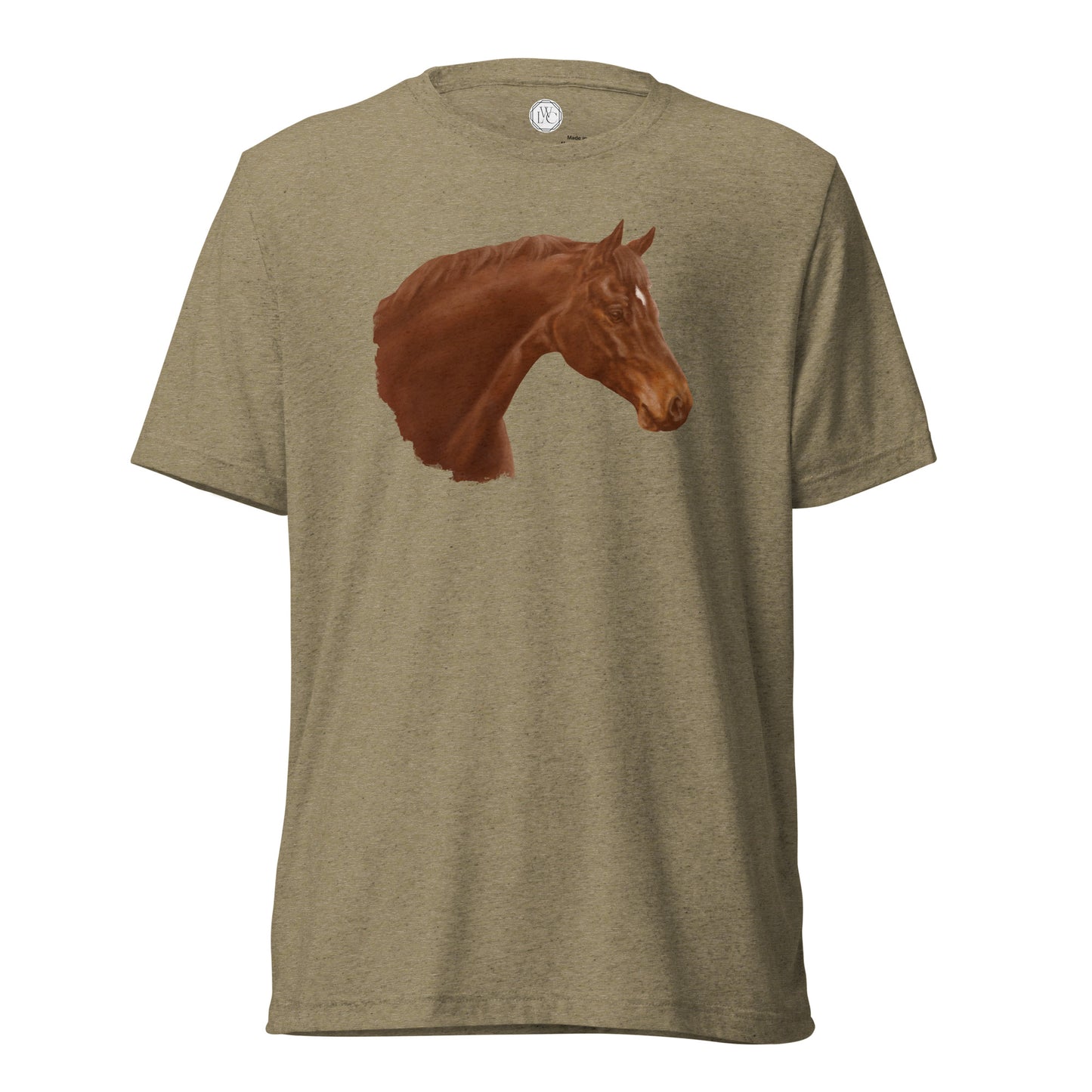 "Atlas the Hanoverian" Short sleeve t-shirt (Front)