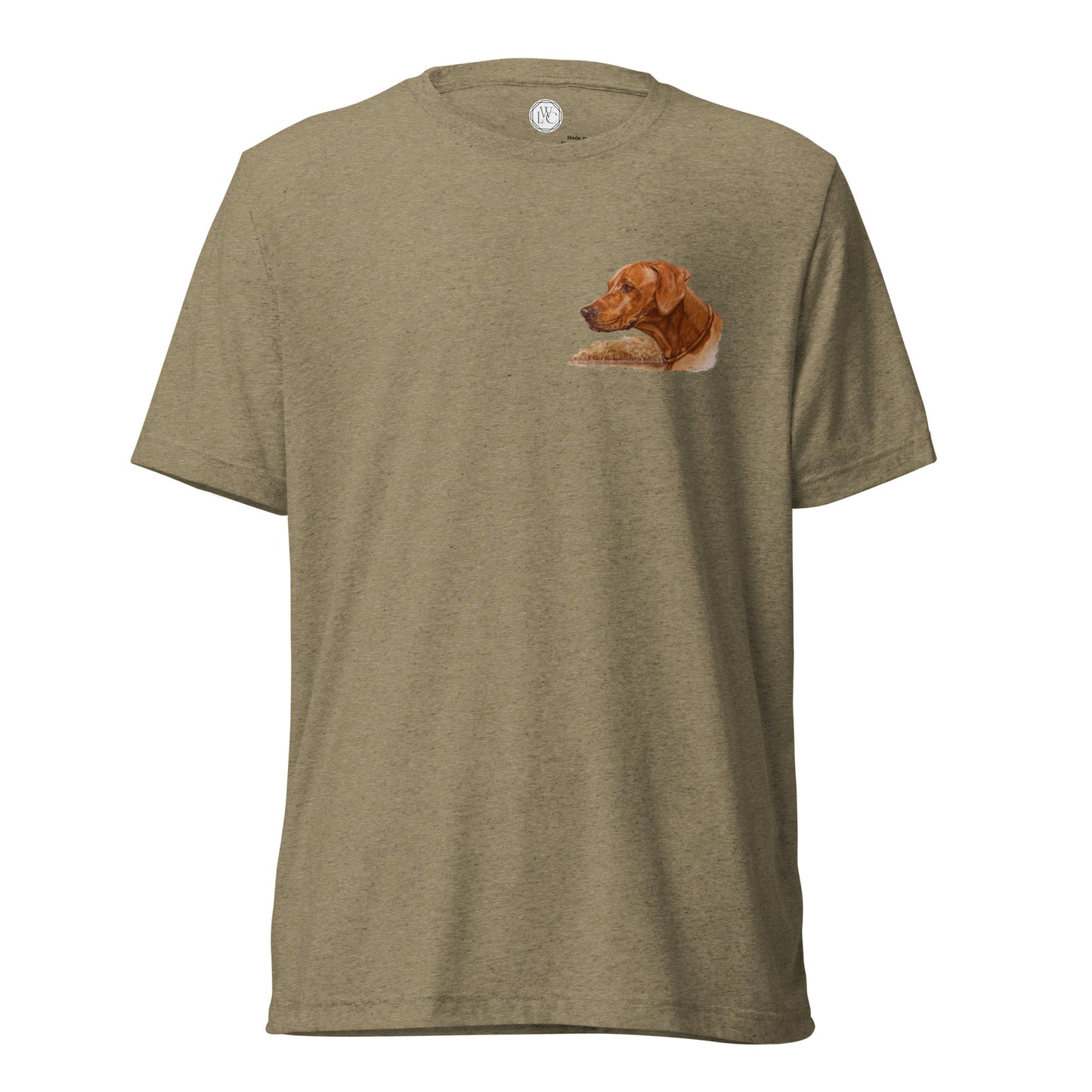 "Loy the Rhodesian Ridgeback" Short sleeve t-shirt (Lapel)