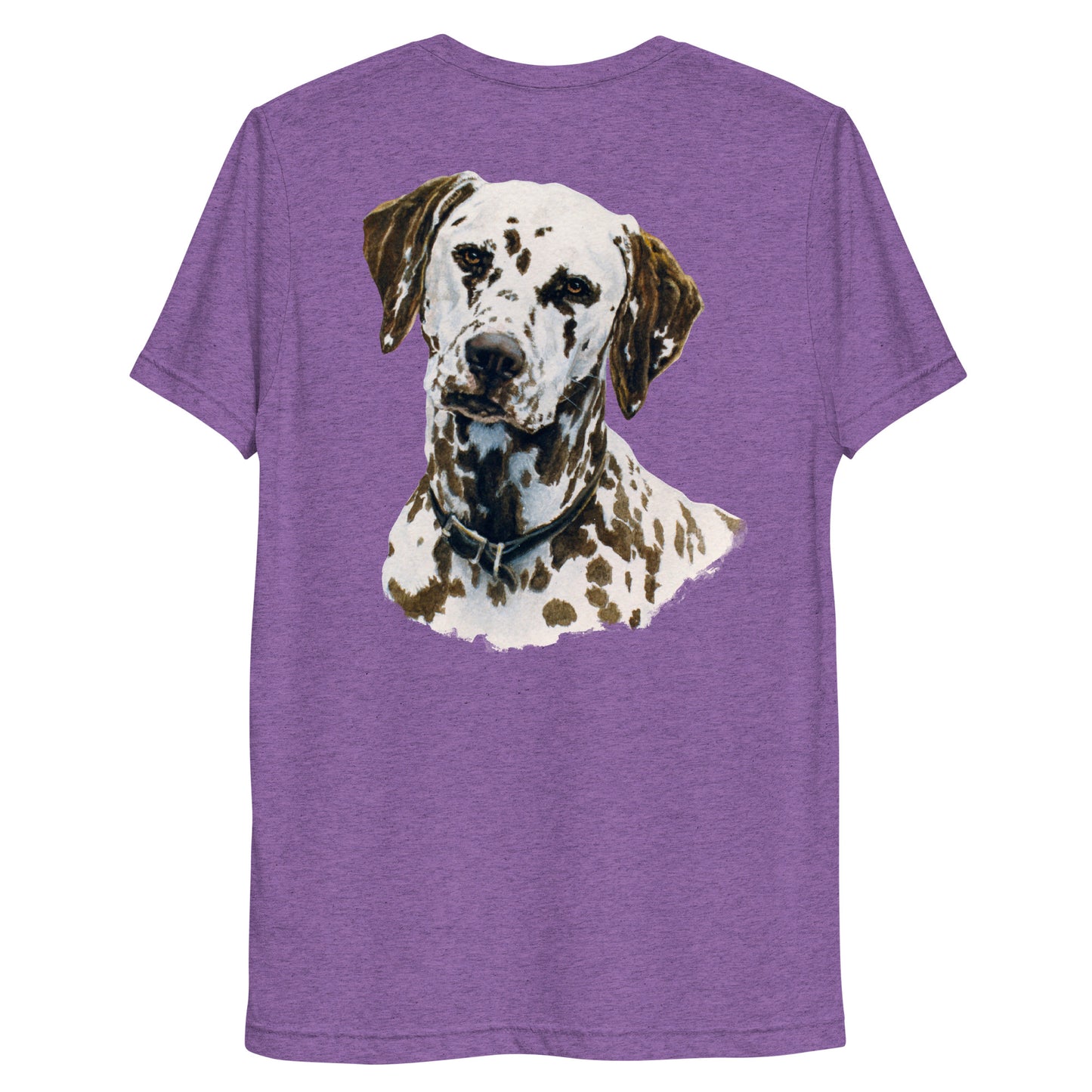 "Cricket the Dalmatian" Short sleeve t-shirt "(Back)