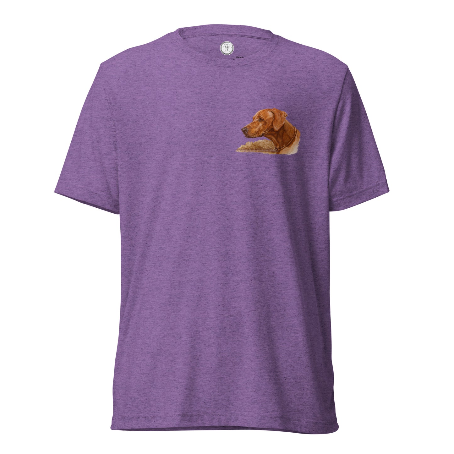 "Loy the Rhodesian Ridgeback" Short sleeve t-shirt (Lapel)