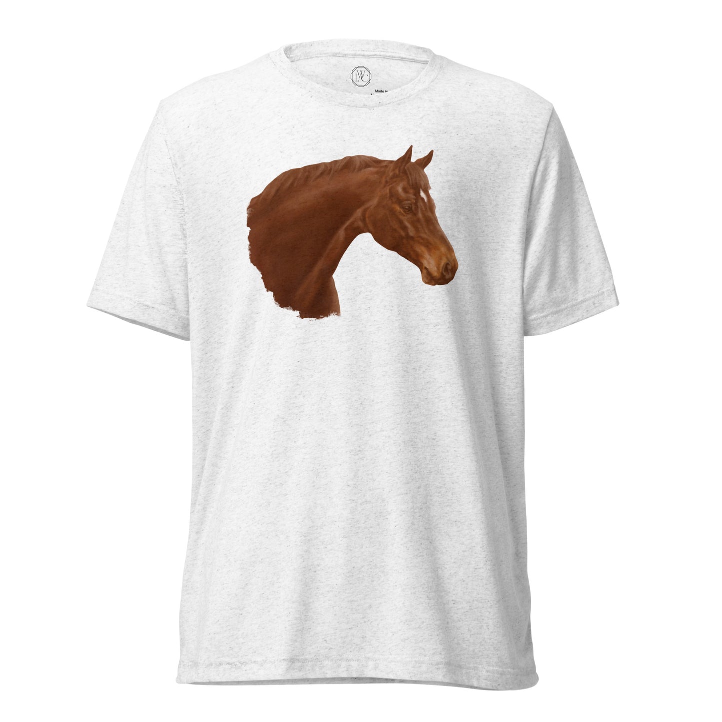 "Atlas the Hanoverian" Short sleeve t-shirt (Front)