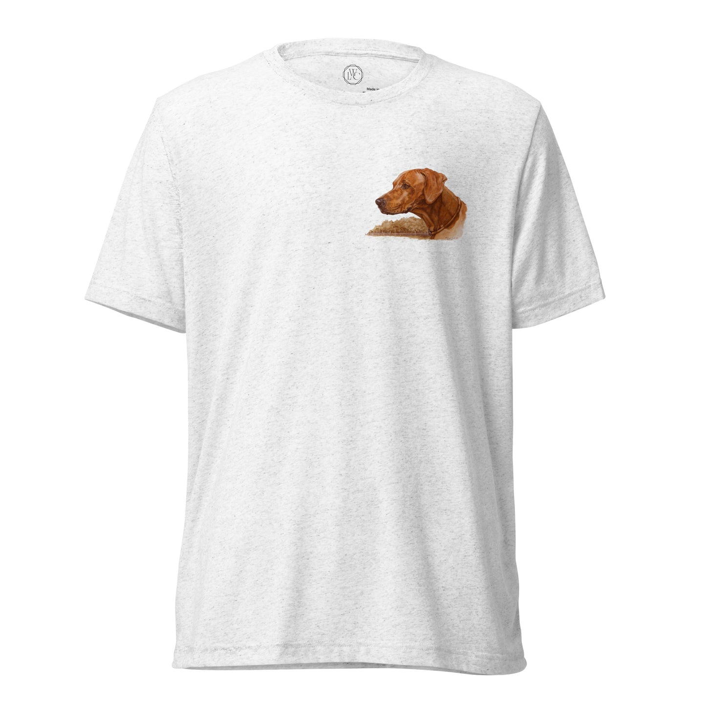 "Loy the Rhodesian Ridgeback" Short sleeve t-shirt (Lapel)