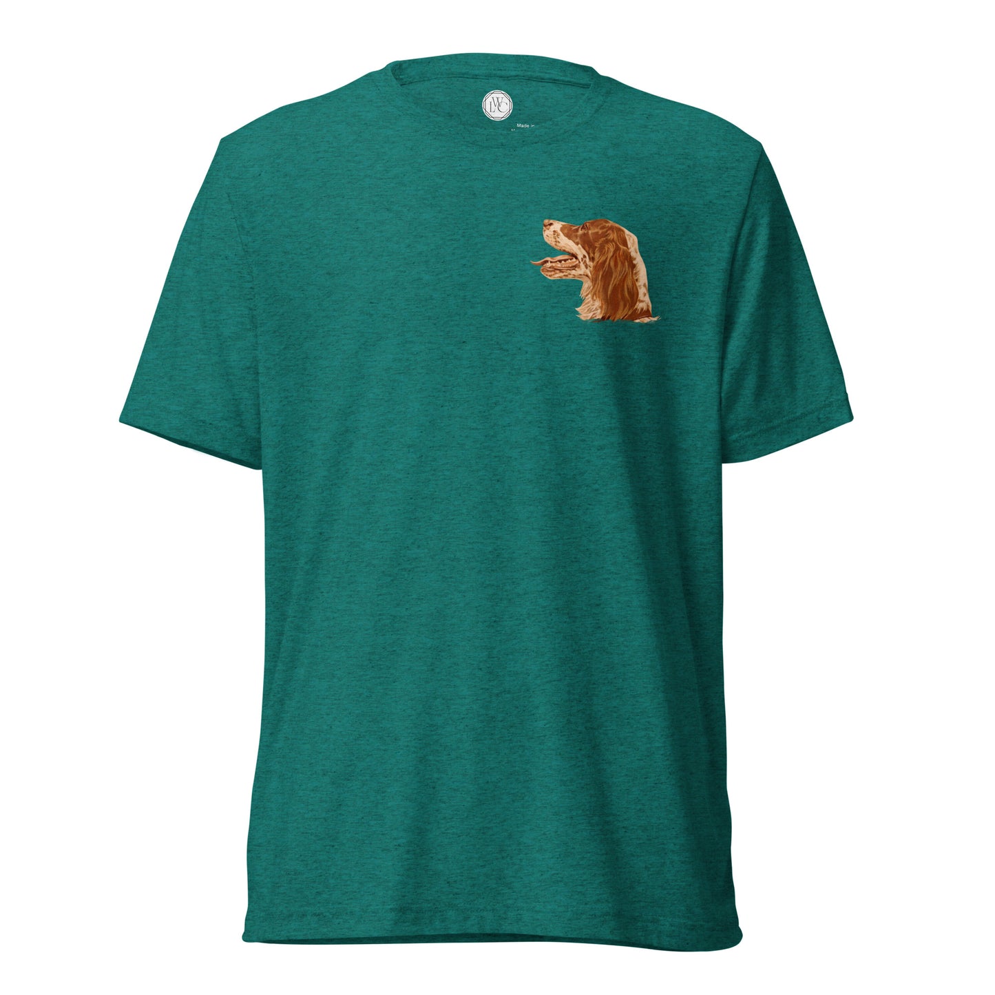 "BG the Llewellin Setter" Short sleeve t-shirt (Lapel)