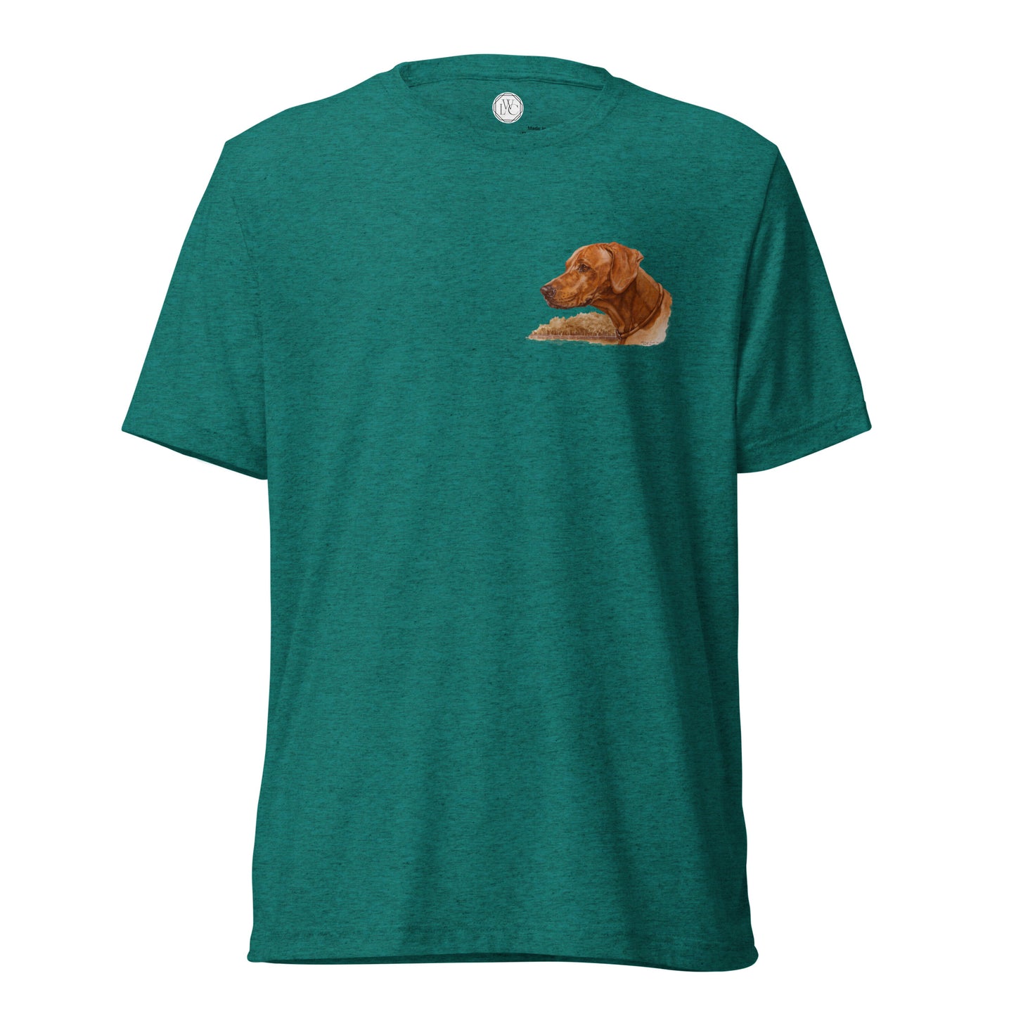 "Loy the Rhodesian Ridgeback" Short sleeve t-shirt (Lapel)