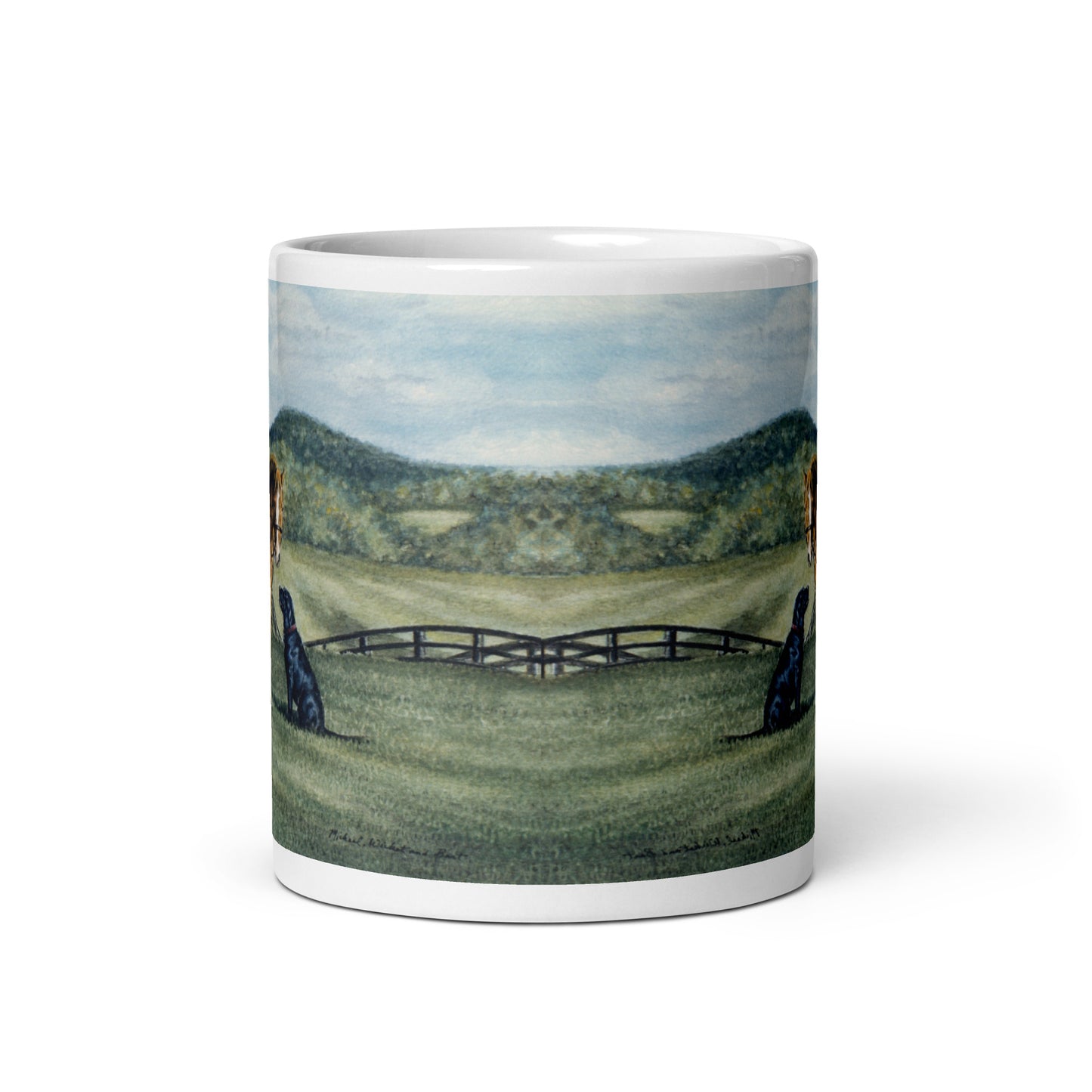 "Virginia Childhood" White glossy mug