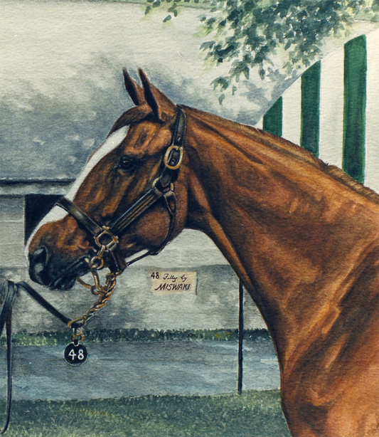Miswaki Thorougbred Filly - Fine Art Prints