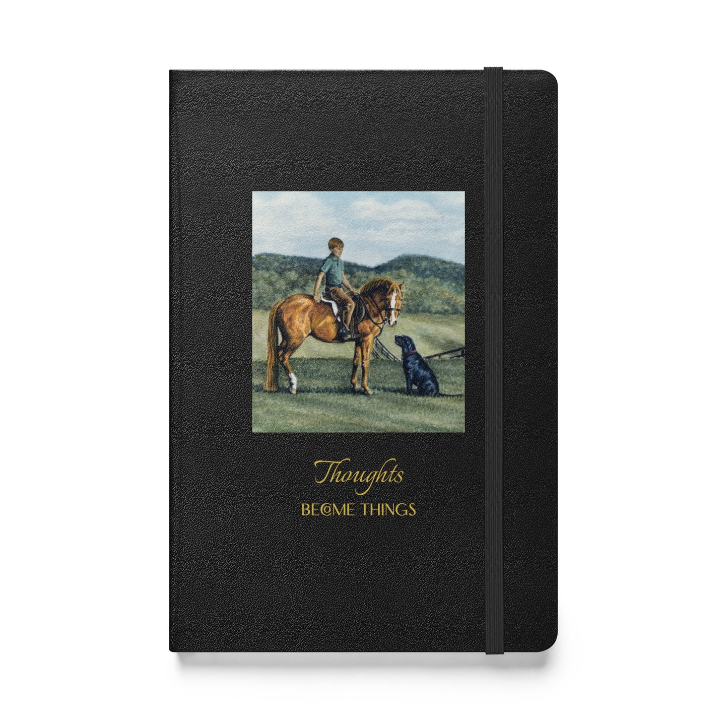 "Virginia Childhood - Thoughts" Hardcover bound notebook