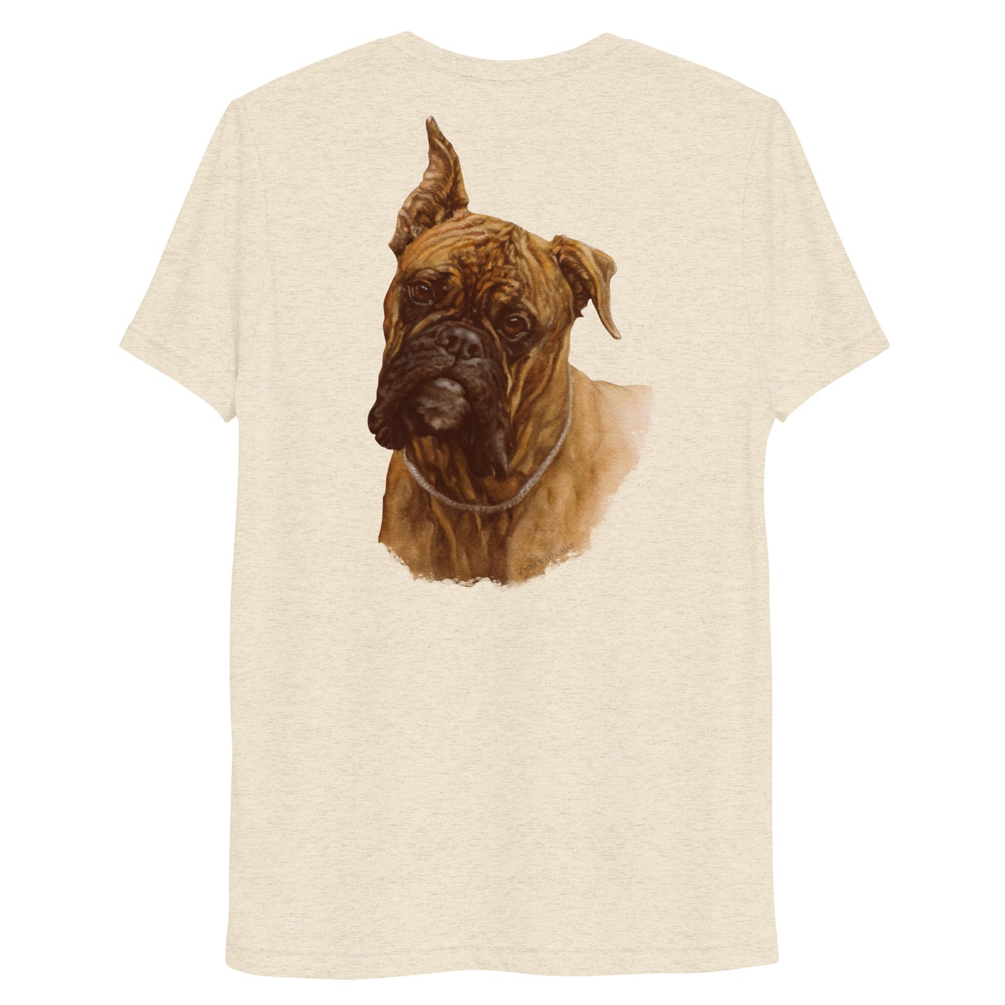 "Adele the Box" Short sleeve t-shirt (Back)