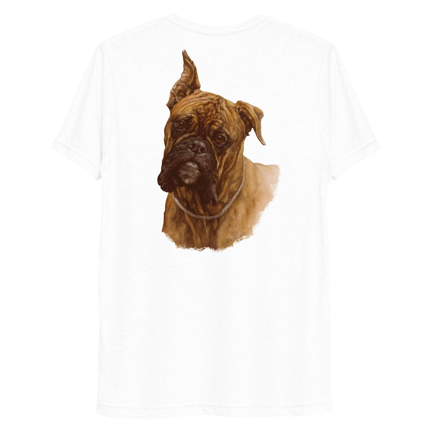 "Adele the Box" Short sleeve t-shirt (Back)